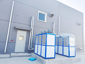 防爆冷庫(kù)建造外景機(jī)組圖